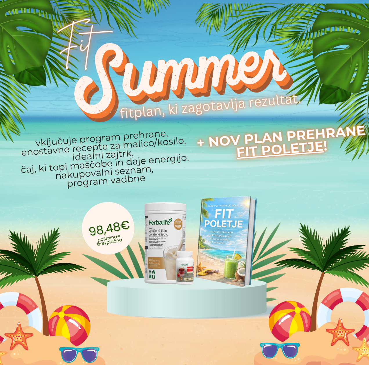PAKET PLUS - FIT POLETJE